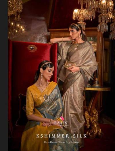 Kshimmer Silk By Rajtex Weaving Silk Partywear Saree Collection